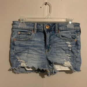 Jean shorts from American Eagle.